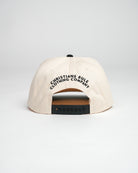 Cream and black Christian cap with 'Christians Rule Clothing Company' embroidered text.